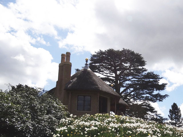 photo of swiss style building in the swiss garden